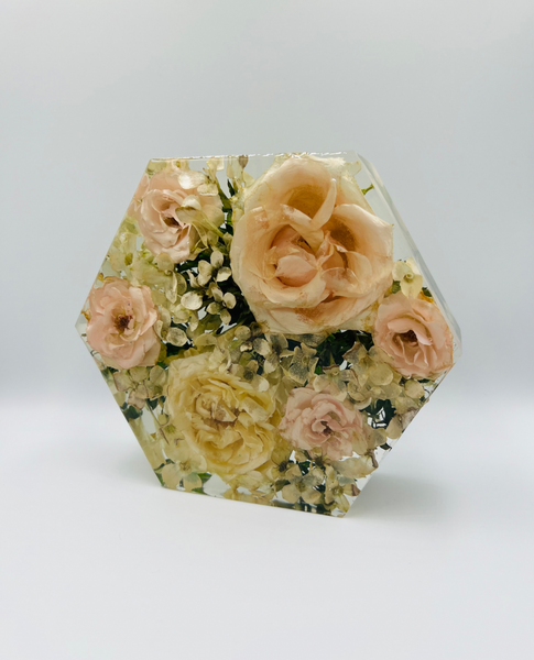 Kis méretű hexagon emlékőrző (16x14x5cm) RENDELÉSRE