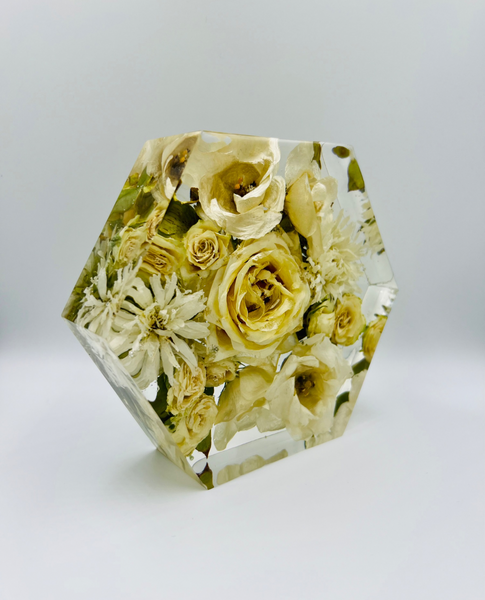 Kis méretű hexagon emlékőrző (16x14x5cm) RENDELÉSRE