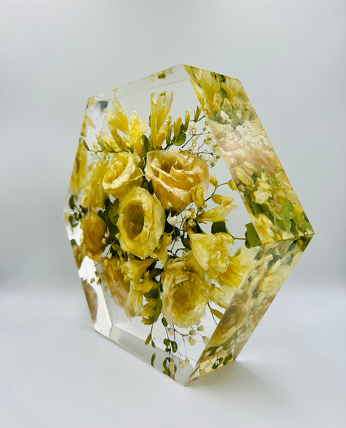 Közepes méretű hexagon emlékőrző (20.5x18x5cm) RENDELÉSRE