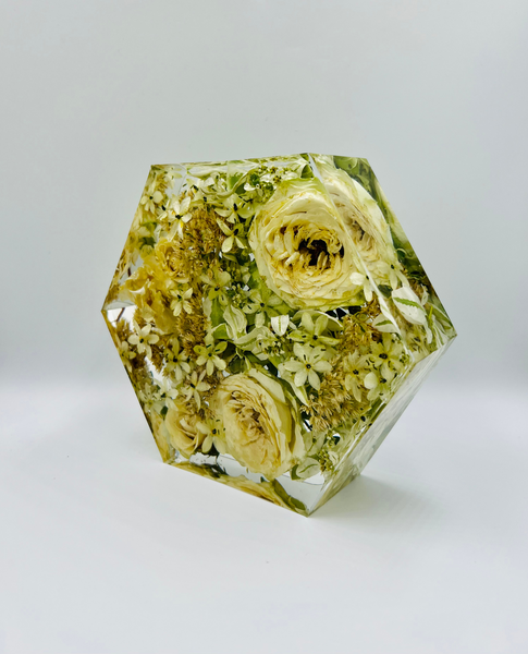 Kis méretű hexagon emlékőrző (16x14x5cm) RENDELÉSRE