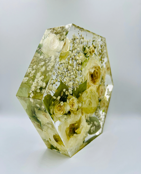 Közepes méretű hexagon emlékőrző (20.5x18x5cm) RENDELÉSRE