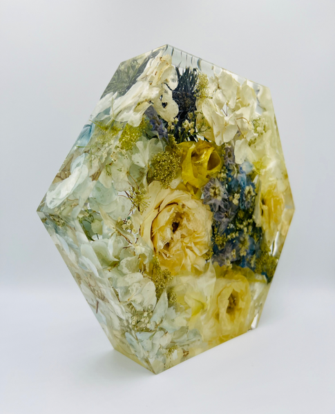 Közepes méretű hexagon emlékőrző (20.5x18x5cm) RENDELÉSRE