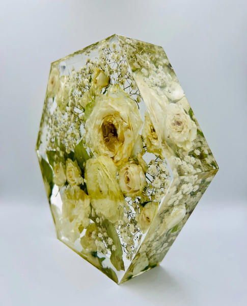 Közepes méretű hexagon emlékőrző (20.5x18x5cm) RENDELÉSRE