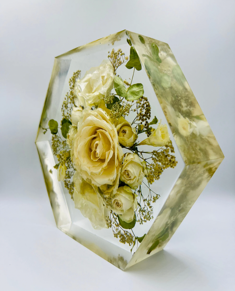 Közepes méretű hexagon emlékőrző (20.5x18x5cm) RENDELÉSRE