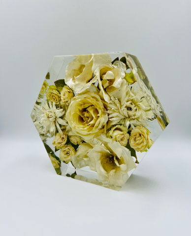 Kis méretű hexagon emlékőrző (16x14x5cm) RENDELÉSRE