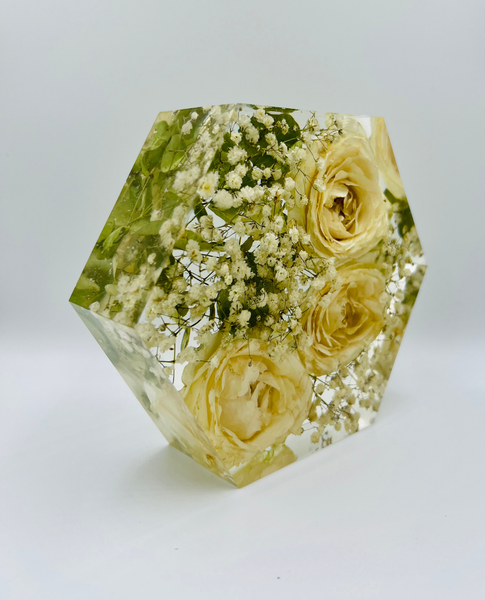 Kis méretű hexagon emlékőrző (16x14x5cm) RENDELÉSRE