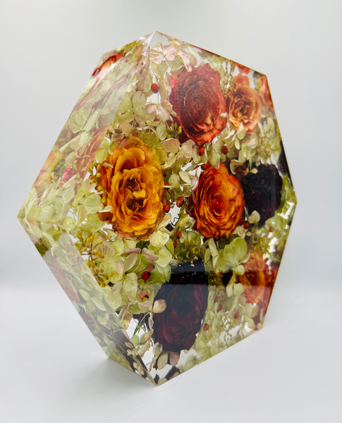 Nagy méretű hexagon emlékőrző (23x20x5cm) RENDELÉSRE