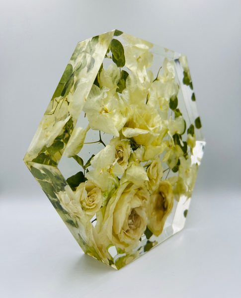 Közepes méretű hexagon emlékőrző (20.5x18x5cm) RENDELÉSRE