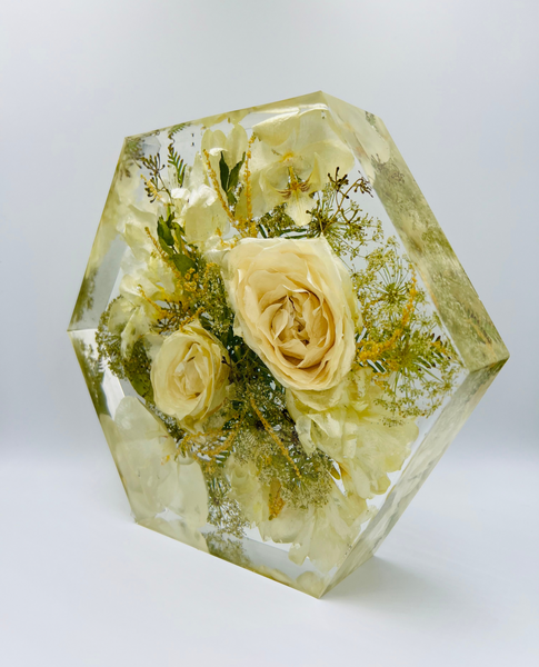 Közepes méretű hexagon emlékőrző (20.5x18x5cm) RENDELÉSRE