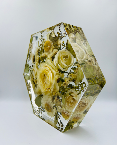 Közepes méretű hexagon emlékőrző (20.5x18x5cm) RENDELÉSRE