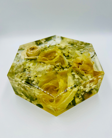 Kis méretű hexagon emlékőrző (16x14x5cm) RENDELÉSRE