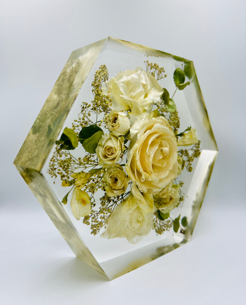 Közepes méretű hexagon emlékőrző (20.5x18x5cm) RENDELÉSRE