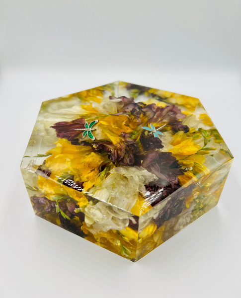Kis méretű hexagon emlékőrző (16x14x5cm) RENDELÉSRE