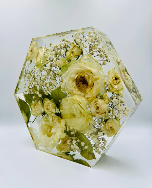 Közepes méretű hexagon emlékőrző (20.5x18x5cm) RENDELÉSRE