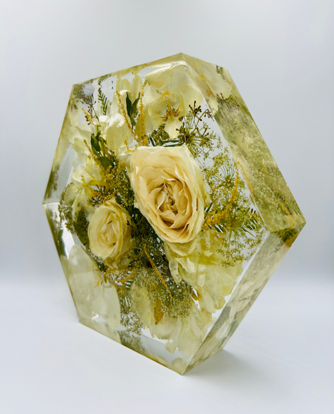 Közepes méretű hexagon emlékőrző (20.5x18x5cm) RENDELÉSRE