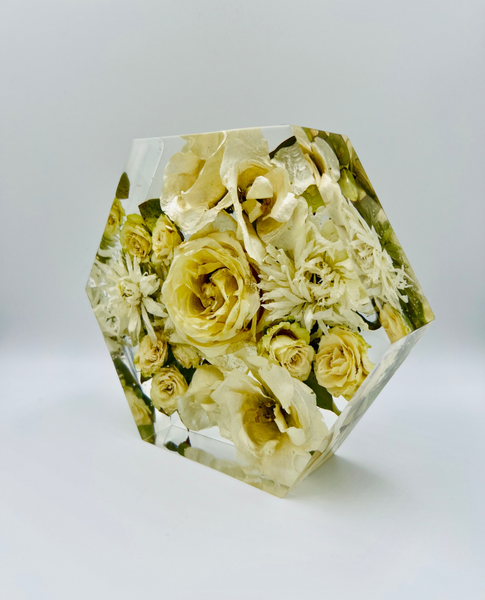 Kis méretű hexagon emlékőrző (16x14x5cm) RENDELÉSRE
