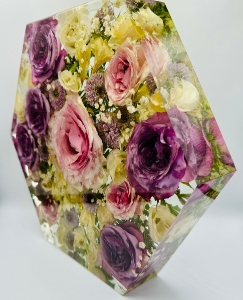 Óriás méretű hexagon emlékőrző (25x28.5x5cm) RENDELÉSRE