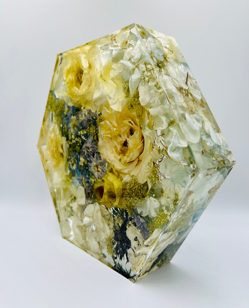 Közepes méretű hexagon emlékőrző (20.5x18x5cm) RENDELÉSRE
