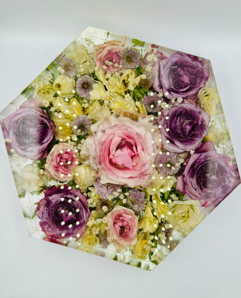 Óriás méretű hexagon emlékőrző (25x28.5x5cm) RENDELÉSRE