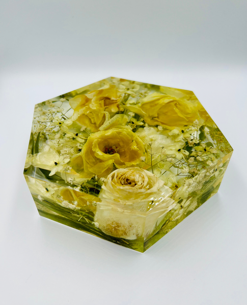 Kis méretű hexagon emlékőrző (16x14x5cm) RENDELÉSRE