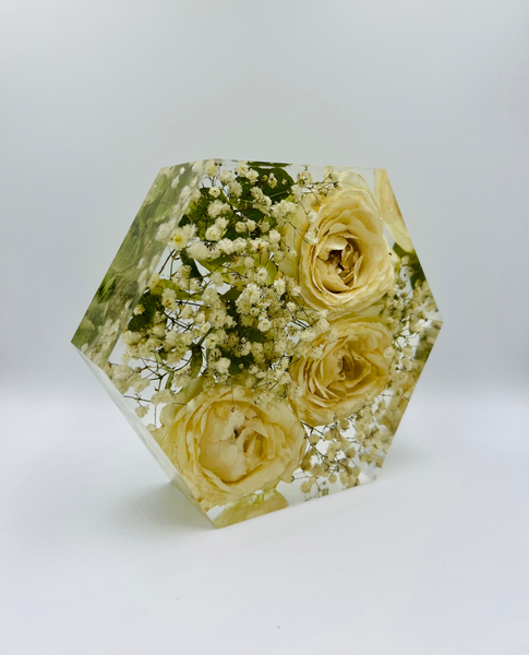 Kis méretű hexagon emlékőrző (16x14x5cm) RENDELÉSRE