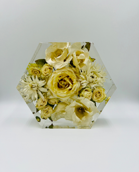 Kis méretű hexagon emlékőrző (16x14x5cm) RENDELÉSRE