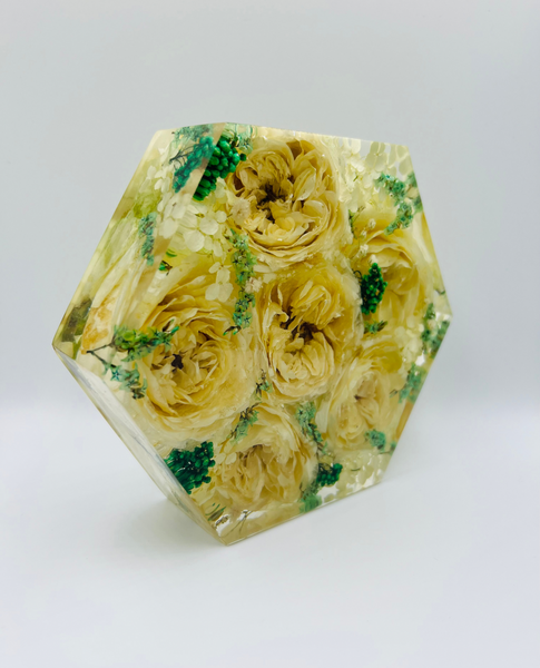 Kis méretű hexagon emlékőrző (16x14x5cm) RENDELÉSRE