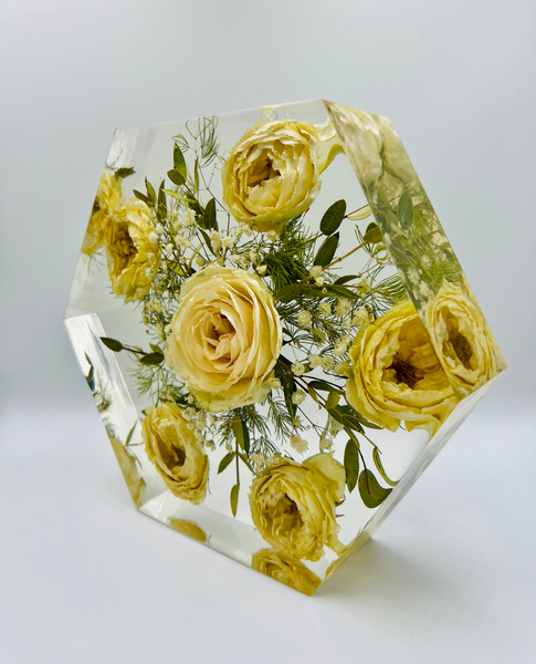 Közepes méretű hexagon emlékőrző (20.5x18x5cm) RENDELÉSRE