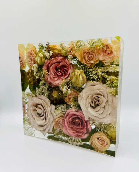 Négyzet alakú emlékőrző (15x15x5cm) RENDELÉSRE