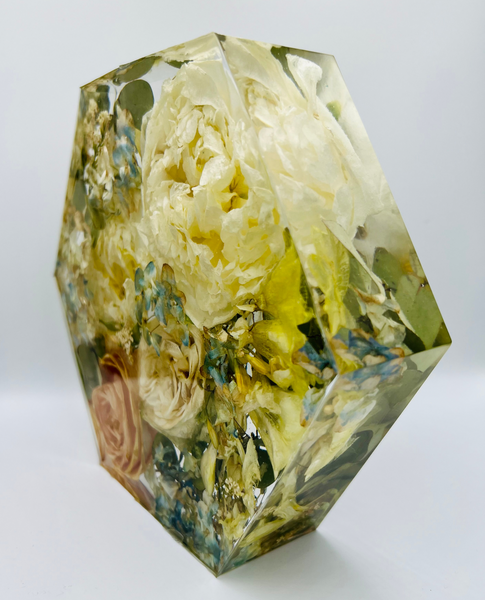 Közepes méretű hexagon emlékőrző (20.5x18x5cm) RENDELÉSRE