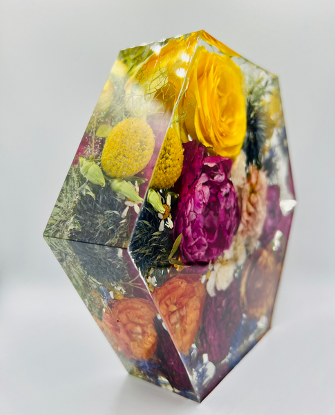 Közepes méretű hexagon emlékőrző (20.5x18x5cm) RENDELÉSRE