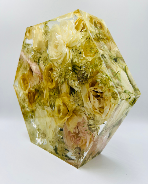 Közepes méretű hexagon emlékőrző (20.5x18x5cm) RENDELÉSRE