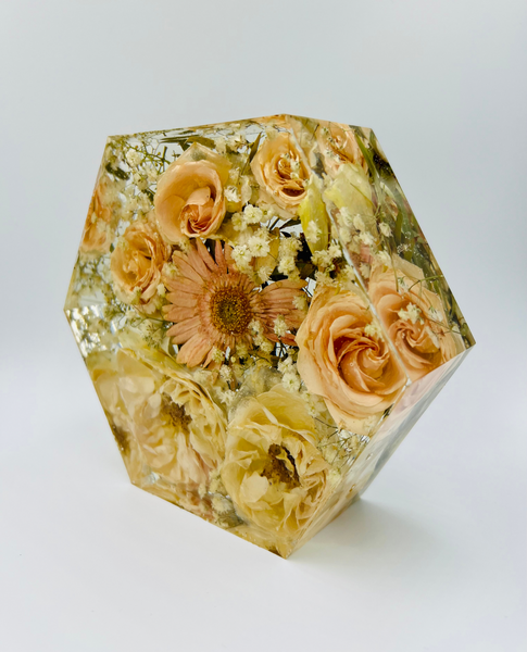 Kis méretű hexagon emlékőrző (16x14x5cm) RENDELÉSRE