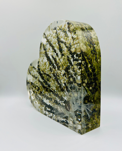 Szív alakú emlékőrző (21x20x5cm) RENDELÉSRE