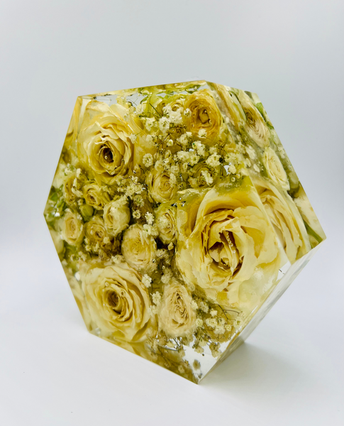 Kis méretű hexagon emlékőrző (16x14x5cm) RENDELÉSRE