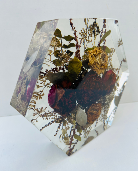 Közepes méretű hexagon emlékőrző (20.5x18x5cm) RENDELÉSRE