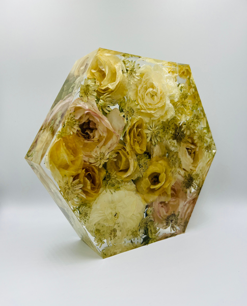 Közepes méretű hexagon emlékőrző (20.5x18x5cm) RENDELÉSRE