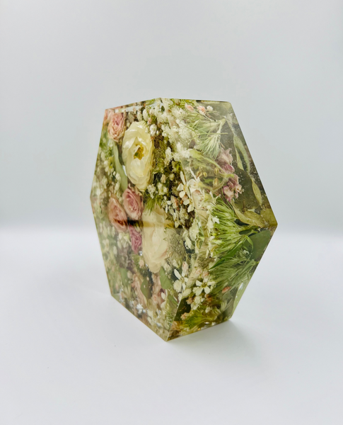Kis méretű hexagon emlékőrző (16x14x5cm) RENDELÉSRE