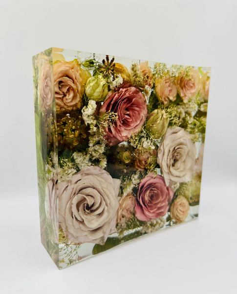 Négyzet alakú emlékőrző (15x15x5cm) RENDELÉSRE