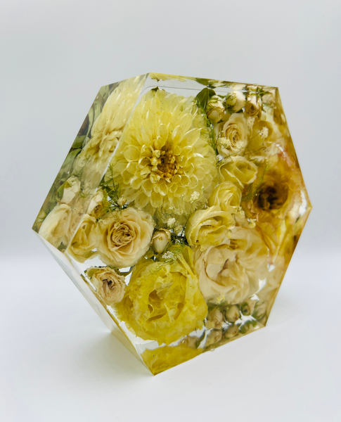Kis méretű hexagon emlékőrző (16x14x5cm) RENDELÉSRE