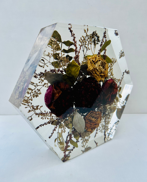 Közepes méretű hexagon emlékőrző (20.5x18x5cm) RENDELÉSRE