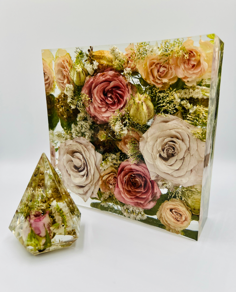 Négyzet alakú emlékőrző (15x15x5cm) RENDELÉSRE