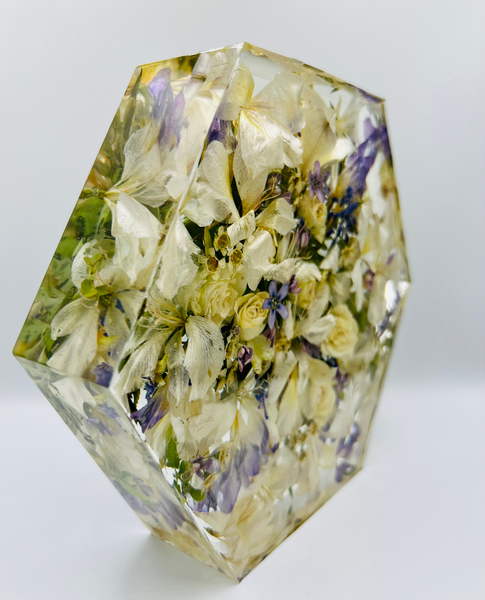 Közepes méretű hexagon emlékőrző (20.5x18x5cm) RENDELÉSRE