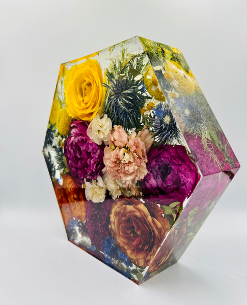 Közepes méretű hexagon emlékőrző (20.5x18x5cm) RENDELÉSRE