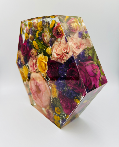 Közepes méretű hexagon emlékőrző (20.5x18x5cm) RENDELÉSRE