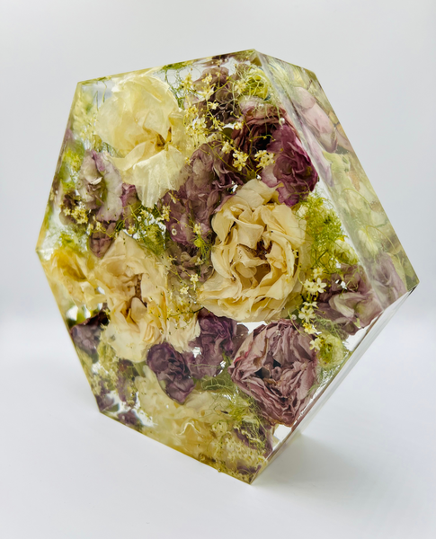 Közepes méretű hexagon emlékőrző (20.5x18x5cm) RENDELÉSRE