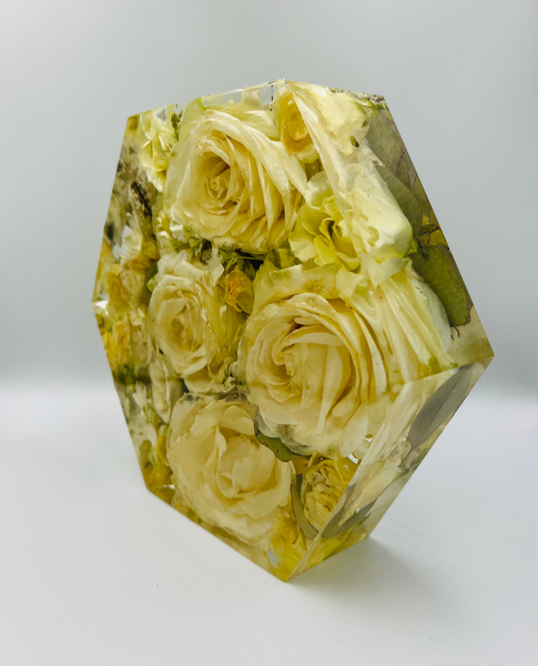 Közepes méretű hexagon emlékőrző (20.5x18x5cm) RENDELÉSRE