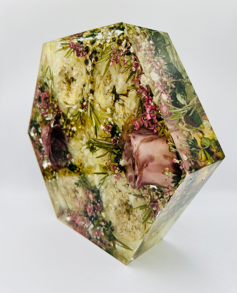 Közepes méretű hexagon emlékőrző (20.5x18x5cm) RENDELÉSRE