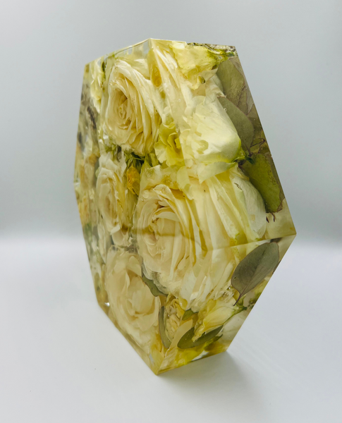 Közepes méretű hexagon emlékőrző (20.5x18x5cm) RENDELÉSRE