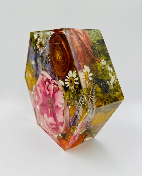 Kis méretű hexagon emlékőrző (16x14x5cm) RENDELÉSRE